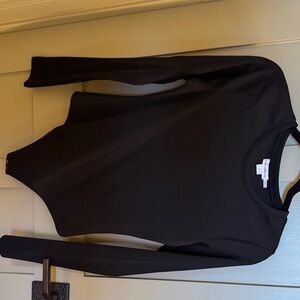 Good American Black Long Sleeve Bodysuit- tags removed never worn!